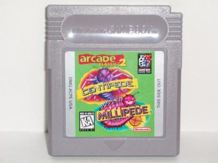 Arcade Classic #2: Centipede and Millipede - Gameboy Game